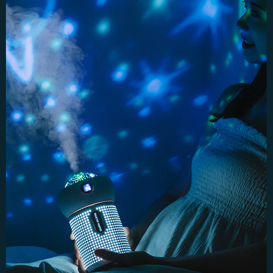 Diffuseur d'huile essentielle,Lumière de projection, USB rechargeable