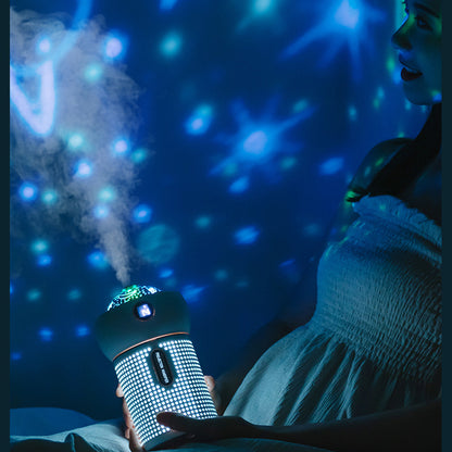 Diffuseur d'huile essentielle,Lumière de projection, USB rechargeable