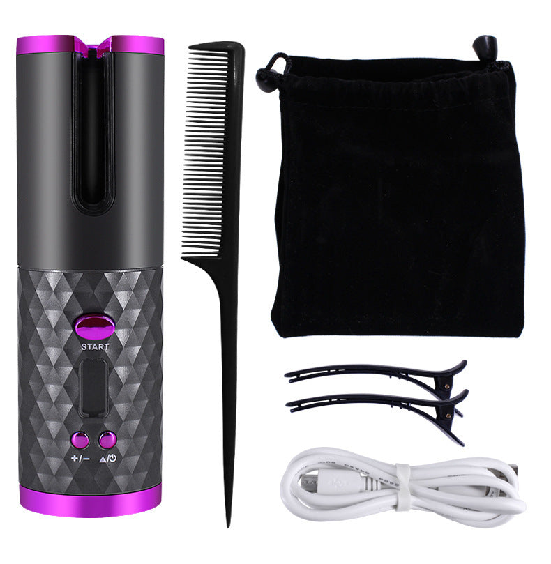 PinkNova™ Fer à Boucler Automatique Rechargeable - Pink Nova